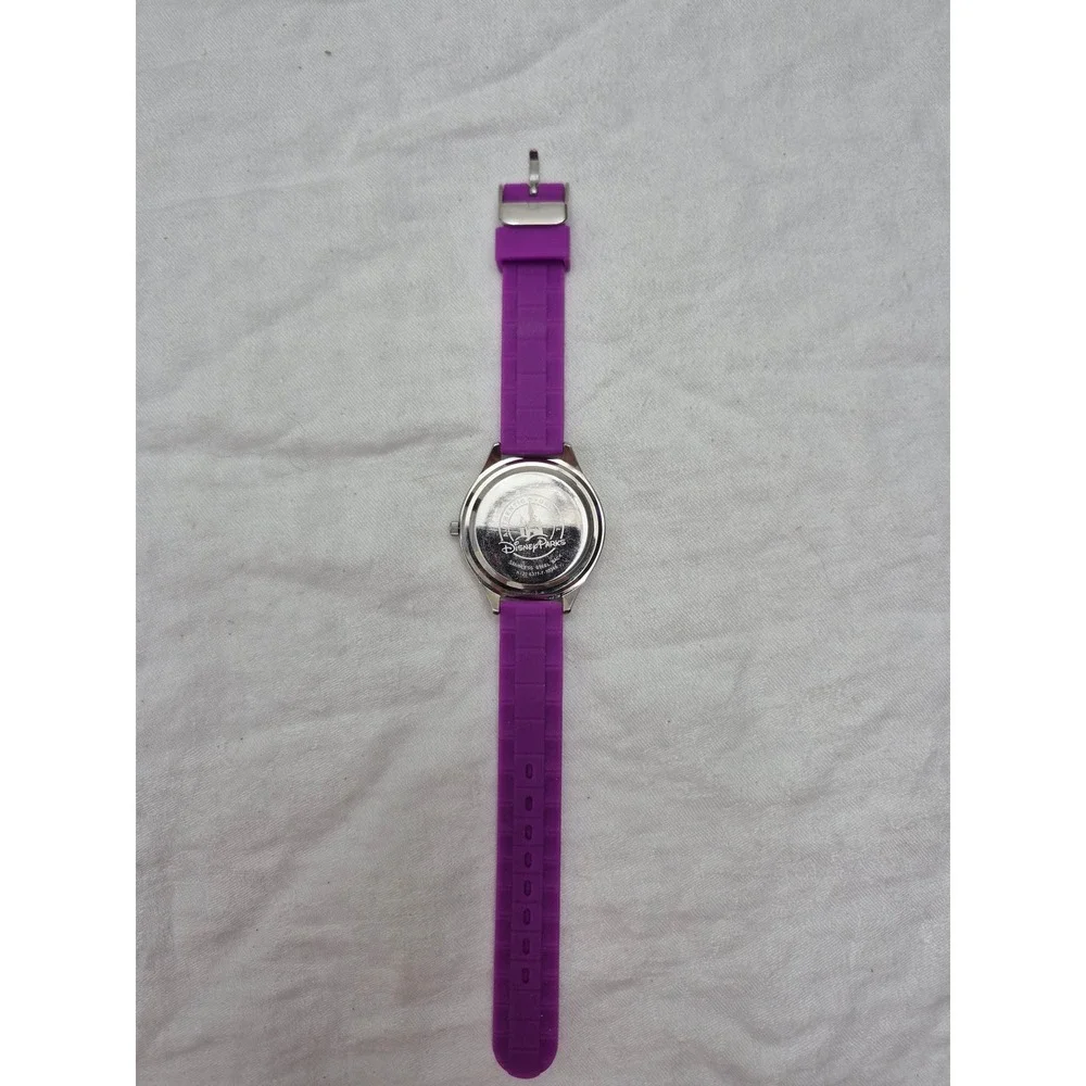 Disney Parks Mickey Mouse Watch Unisex OS Purple Y2K Silicone Strap Retro Disney